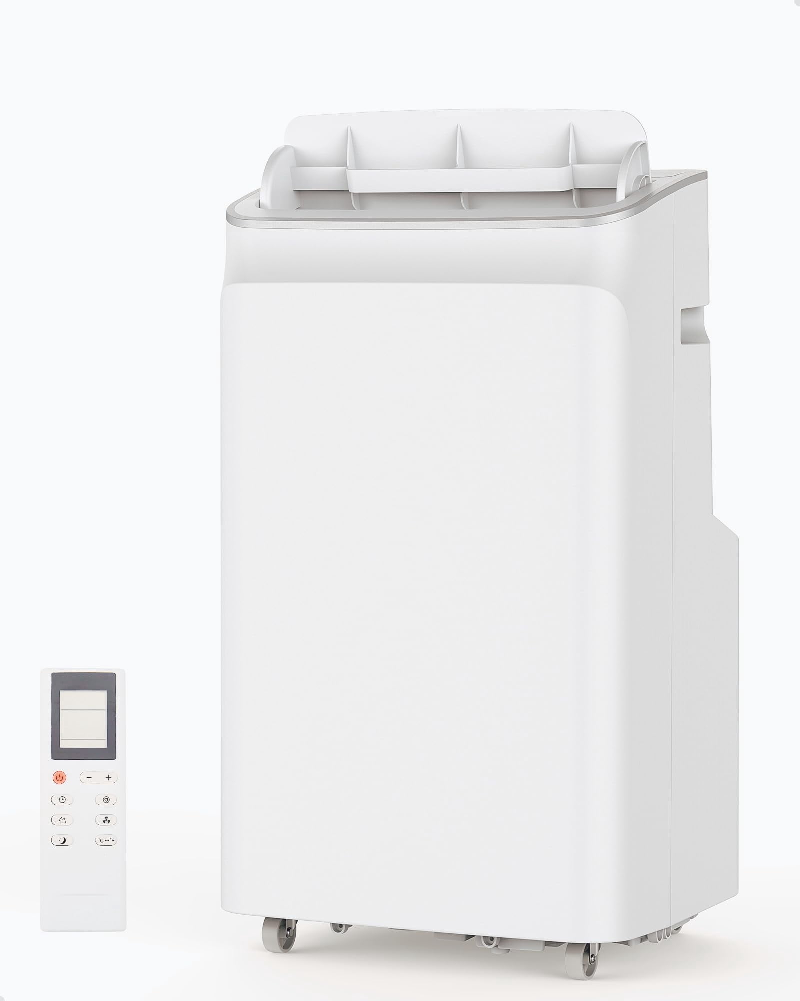 12,000 BTU Portable Air Conditioner, 3-in-1 Multifunctional Air Cooler with Remote Control & 24-Hour Timer, Cools Up to 500 sq.Ft, Portable AC for Bedroom, Living Room, Home, Office, White