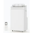 thumbnail image 2 of 12,000 BTU Portable Air Conditioner, 3-in-1 Multifunctional Air Cooler with Remote Control & 24-Hour Timer, Cools Up to 500 sq.Ft, Portable AC for Bedroom, Living Room, Home, Office, White, 2 of 7