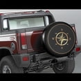 thumbnail image 3 of Compass Logo Spare Tire Cover for Pajero Custom l Camper Waterproof Dust-Proof Car Wheel Covers 14-17hh, 3 of 5