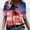 8-Pink, variant on SELONE Hawaiian Shirts for Women Plus Size Short Sleeve Tops Blouses Regular Fit T Shirts Pullover Tees Tops Landscape Print T-Shirts V Neck Tops Casual Blouses Breathable Pullover Hot Pink M