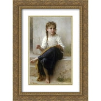 William Adolphe Bouguereau 2x Matted 18x24 Gold Ornate Framed Art Print 'The?dressmaker'