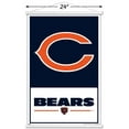 thumbnail image 5 of NFL Chicago Bears - Logo 21 Wall Poster with Magnetic Frame, 22.375" x 34", 5 of 5