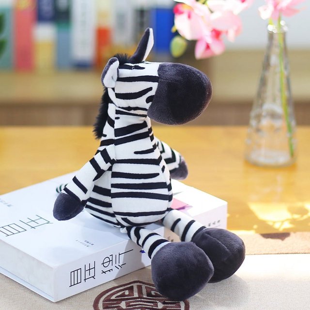 Forest Animal Doll Plush Toy Elephant Monkey Tiger Lion Giraffe Doll Children‘s Gift Items DMH