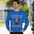 thumbnail image 3 of Christmas Sweatshirt, Santa's New Year's Resolution Hit The Gym Christmas Sweatshirt, Muscular Santa Ugly Holiday Jumper, Funny Fitness Gift for Weightlifters & Gym Lovers, 3 of 5