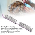thumbnail image 4 of Estiramiento banana cabello, Agarres de Cabello, pilotos tristes Cadada Vez Más Ligeros y Vintage decorativo 4pcs de 20 A 30 Dientes para Niñas para Mujeres para el Cabello Rizado, 4 of 7