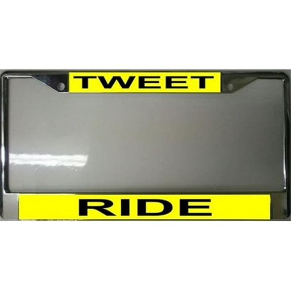 212 Main Tweet1 Tweet Ride License Plate Frame Free Screw Caps with this Frame
