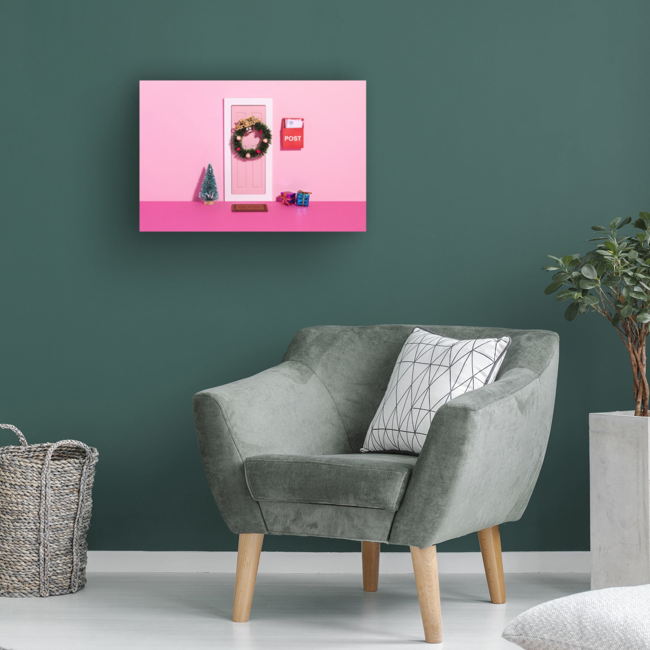 Canvas Wall Art - Julia Ramiro 'Puerta' Wall Art for Living Room, Bedroom, or Office Décor by Trademark Fine Art - 24 x 16 Inches