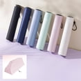 thumbnail image 2 of Umbrella Pink Five Rib Tri-Fold 36 Inch Canopy for Sun Protection Travel Commute, 2 of 9