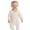 E071-Beige, variant on hengsof Baby Girls Solid Color Long Sleeve Lapel Footless Romper Soft Fashion One Piece Pajama Set Cozy Sleep Play Outfit Size 0-18 Months