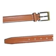 thumbnail image 3 of Duke Mens D555 Anthony Stitched Leather Square Buckle Belt, 3 of 4