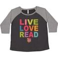 thumbnail image 3 of Inktastic Live Love Read Women's Plus Size T-Shirt, 3 of 5