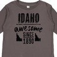 thumbnail image 4 of Inktastic Idaho Awesome Since 1890 Boys or Girls Long Sleeve Toddler T-Shirt, 4 of 5