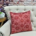 thumbnail image 3 of Home Soft Things Christmas Throw Pillow Cover 4 Piece Set - Snowflake medallion - 20" x 20", 3 of 7