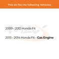 thumbnail image 2 of Max Advanced Brakes - Brake Kit for 2009 2010 2011 2012 2013 2014 Honda Fit Front Replacement Cross Drilled Disc Brake Rotors & Ceramic Brake Pads, 2 of 9