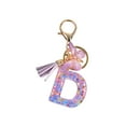 thumbnail image 1 of Porte-clés en Résine Ornements Filles Alphabet Anglais, 1 of 8