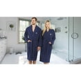 thumbnail image 2 of Linum Home Textiles Turkish Cotton Personalized Unisex Terry Bathrobe Color: R Size: L/XL, 2 of 5