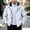 Sky Blue, variant on Sevevn Men 3 In 1 Rain Jacket Detachable Hood Regular Fit Waterproof Shell Fleece Liner Fabric Zip Snap Placket Chest Zip Pocket Arm Patch Cuffs For Hiking Wear