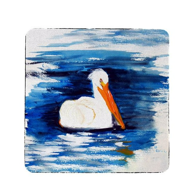 Betsy Drake CT382 Printemps Ruisseau Coaster Pélican - Lot de 4