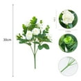 thumbnail image 5 of Lifelike Eucalyptus Rose Artificial Flower Unfading Forever Fresh Artificial Flower for Decorating Wedding or Party, 5 of 5
