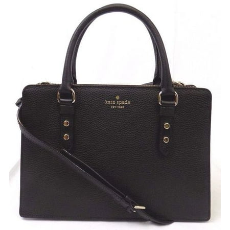 Kate Spade Striped Handbags - NWT KATE SPADE LISE MULBERRY STREET BLACK LEATHER SATCHEL CROSSBODY BAG HANDBAG