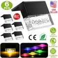 thumbnail image 3 of Outdoor Solar Step Lights Set of 6, 3 of 8