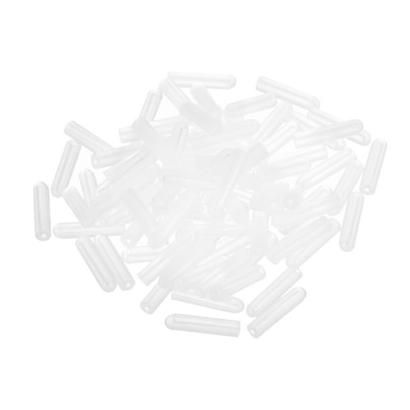 28Pack Silicone End Caps, 1.3mm(1/16") ID 13mm(1/2") Height, Clear