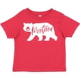 thumbnail image 3 of Inktastic Montana White Bear Silhouette Boys or Girls Toddler T-Shirt, 3 of 5