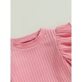 thumbnail image 5 of GXFC Baby Girls Fall Outfits Clothes 3M 6M 9M 12M 18M Infant Girls Long Sleeve Ruffles Ribbed Tops and Elastic Pants 2Piece Casual Autumn Clothing for Newborn Girls, 5 of 8