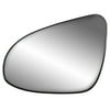 33281 - Fit System Driver Side Heated Mirror Glass w/ backing plate, Toyota Camry 12-17, Corolla, Yaris 14-18, 4 5/ 8" x 6 7/ 8" x 7 15/ 16", Circular mount
