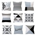 thumbnail image 4 of Decodeary Geometric Cushion Cover Home Decor Sofa Pillow Cases Peach Skin No.08 1Set, 4 of 6