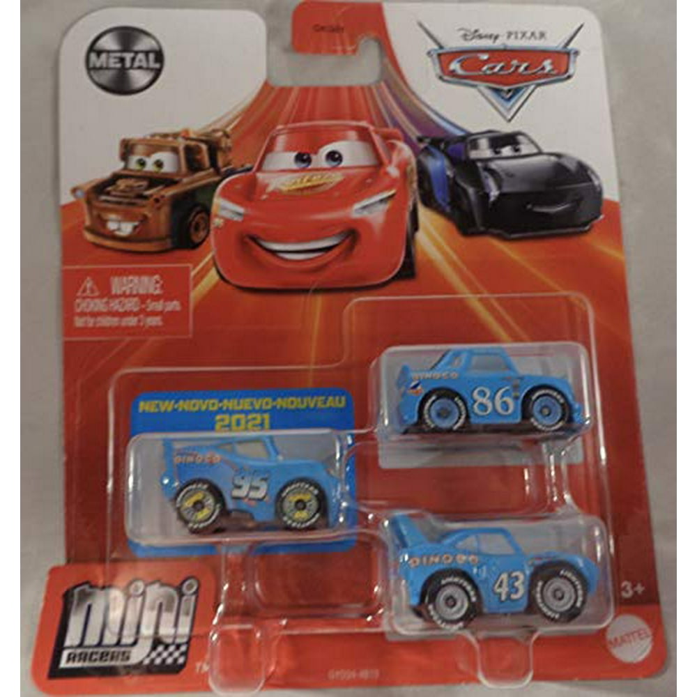 Disney Pixar Cars Metal Mini Racers Dinoco Series McQueen The King