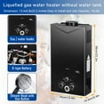 thumbnail image 2 of Happydeer Tankless Water Heaters with Sprinkler, 4.21GPM 16L, Outdoor Portable Gas Hot Water Heater, Instant Propane Water Heater with Digital Display Multi-Protection for Camping Trips Boat Cabins, 2 of 11