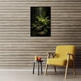 thumbnail image 4 of HFDF Gothic Forest Fern Wall Art Prt Dark Academic Poster Vtage Botanical Decor Green Aesthetic Room Decor Halloween Dark Cottagecore Decor for Bedroom Dorm black 16x24inch Framed, 4 of 6