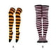 thumbnail image 5 of Minnieouse 1 par de medias a rayas de poliéster, accesorios de vacaciones, festival de mano de obra, ropa de fiesta atractiva, suministros para niñas de Medias Rosa/Negro Minnieouse AP012117-02, 5 of 6