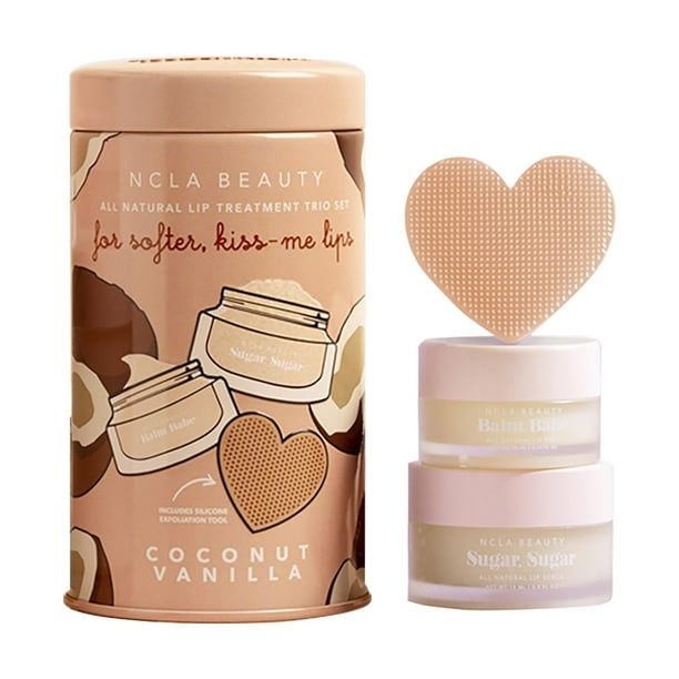 Set de Cuidado de Labios NCLA Beauty Coco Vainilla con Exfoliante Labial