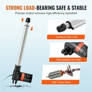KFFKFF 12V Linear Actuator OK628‑6000N, 12 Inch Stroke, Aluminum Alloy (1 x Linear Actuator, 2 x Mounting Brackets, 2 x Screw Rods, 2 x R-Type Pins)