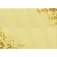 thumbnail image 1 of Ahgly Company Indoor Rectangle Patterned Sun Yellow Area Rugs, 8' x 12', 1 of 6