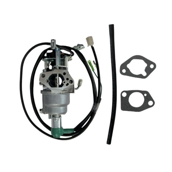 POWER PRODUCTS Carburetor with gaskets and fuel line--Compatible Replacement for PREDATOR Open Frame Inverter Generators 8750W Surge / 7000W Running (SKU# 71340, 59190)