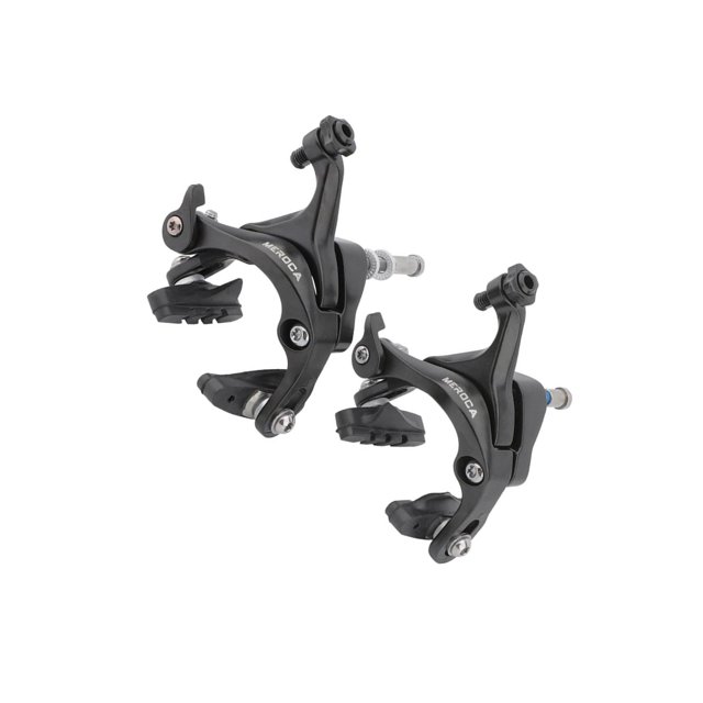 Maoww Bikes V Shape Brake Caliper Clamp Mountain Bicycle Components Front and Back Black Front and Back