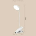 HIBIBUD Desk Lamp Led Desk Lamp with Flexible Gooseneck TouchSensitive
