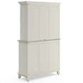 thumbnail image 2 of Homestyles Buffet of Buffets Wood Buffet with Hutch in Off White, 2 of 19