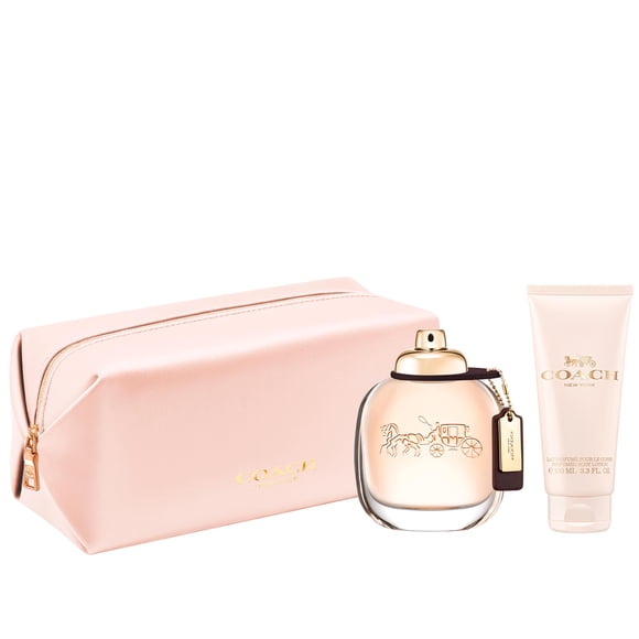 Set de Regalo de Perfume COACH New York 90 ml EDP Loción Estuche