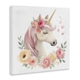 thumbnail image 2 of Stupell Industries Contemporary Unicorn with Floral Wreath Canvas Art, 30 x 30, by Creative Studio, 2 of 8