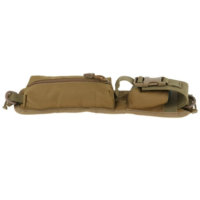 Bolsa de Nylon perfecl con Correa para El Hombro 2 Bolsillos Marrón