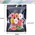 thumbnail image 3 of 300 Bolsas para Gomitas, Bolsas Resellables Pequeñas con Cierre Hermético, Multiusos para Snacks, Frutos Secos, Cosméticos, Accesorios, etc (Negro, 10 X 15 CM), 3 of 4