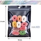 thumbnail image 3 of 300 Bolsas para Gomitas, Bolsas Resellables Pequeñas con Cierre Hermético, Multiusos para Snacks, Frutos Secos, Cosméticos, Accesorios, etc (Negro, 10 X 15 CM), 3 of 4