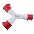 thumbnail image 2 of Enchufe y Zócalo Industrial Impermeable Baoblaze 380V-415V 32A IP44 Color Rojo, 2 of 6
