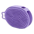 thumbnail image 2 of 2 in 1 Dog Bath Brush & Dog Toothbrush Set, Adjustable Shampoo Brush Scrubber for Short Long Haired Dogs Cats, Grooming Tool for Odor Stain Removal, 2 of 9