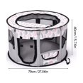 thumbnail image 5 of Pop up Dog Playpen, Foldable Portable Pet Playpen for Dogs Cats Puppies Rabbits Chickens, Pet Tent for Indoor Outdoor Travel Camping, 5 of 7