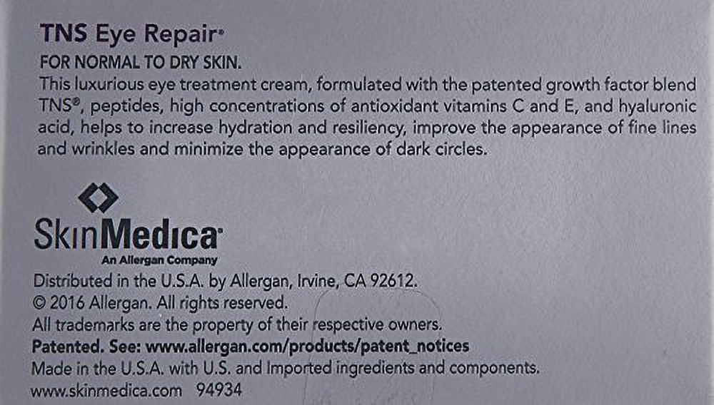 SkinMedica TNS Eye Repair 0.5oz